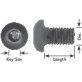  Button Head Socket Cap Screw Steel M5-0.8 x 10mm - 87526